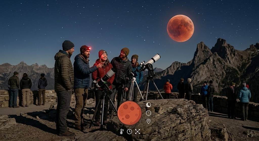 Top 10 U.S. Spots to Witness the Full Blood Moon Total Lunar Eclipse March 3