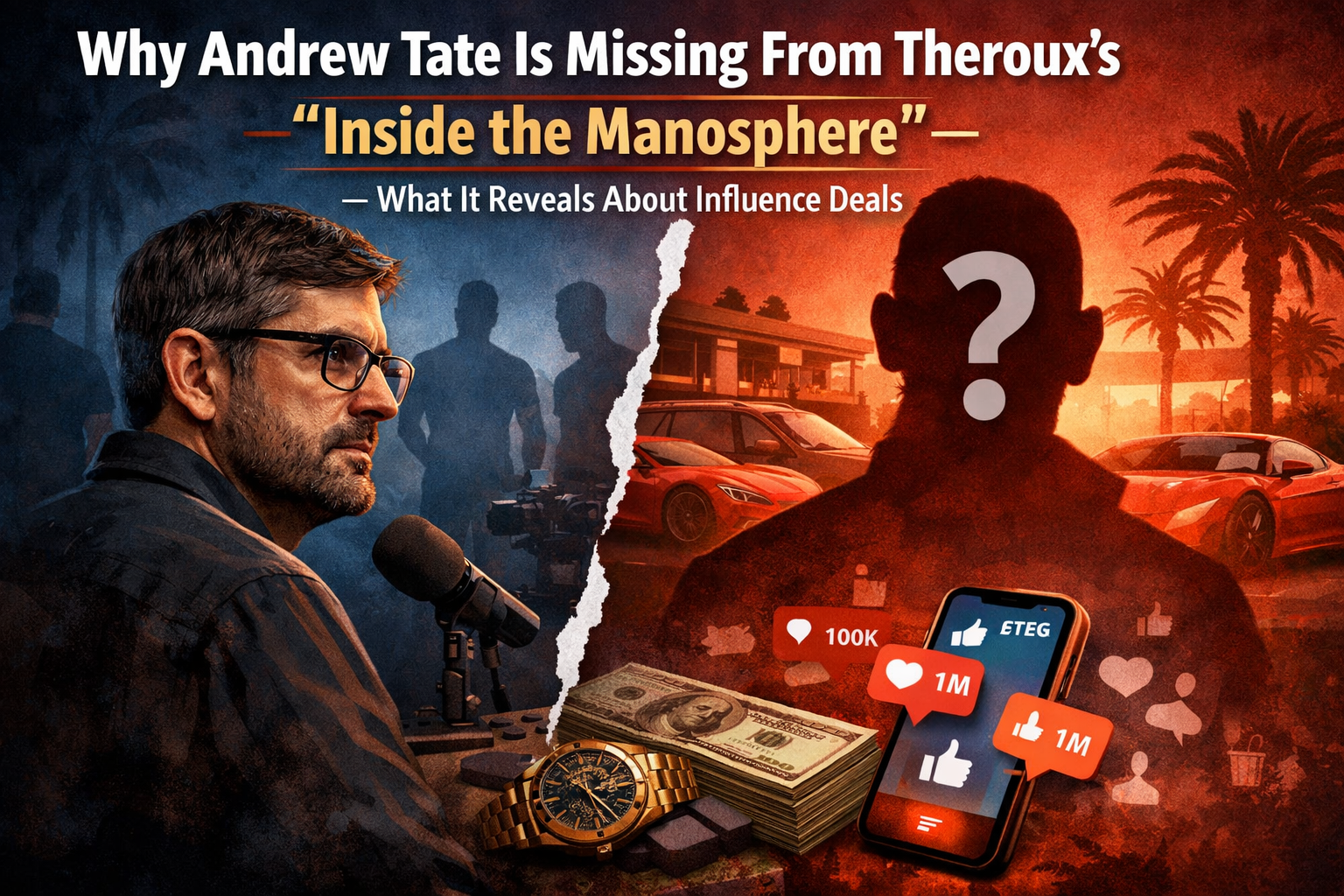 Why Andrew Tate Is Missing From Theroux’s "Inside the Manosphere" — What It Reveals About Influence Deals