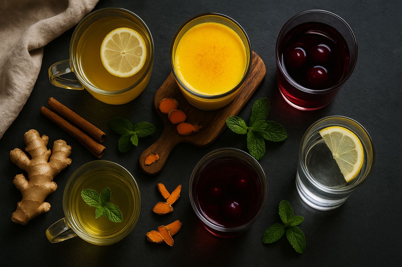 Best drink for body pain: water, coffee, tart cherry or turmeric?