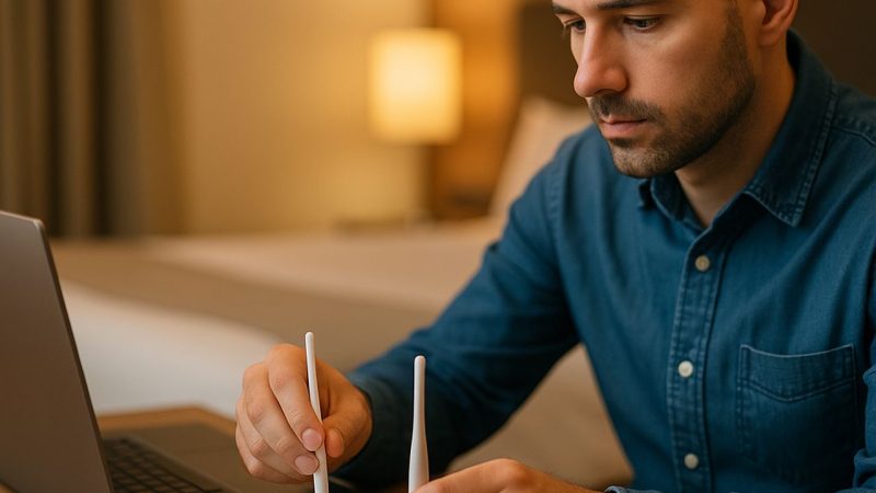 Secure hotel Wi-Fi: set up a private network and protect devices