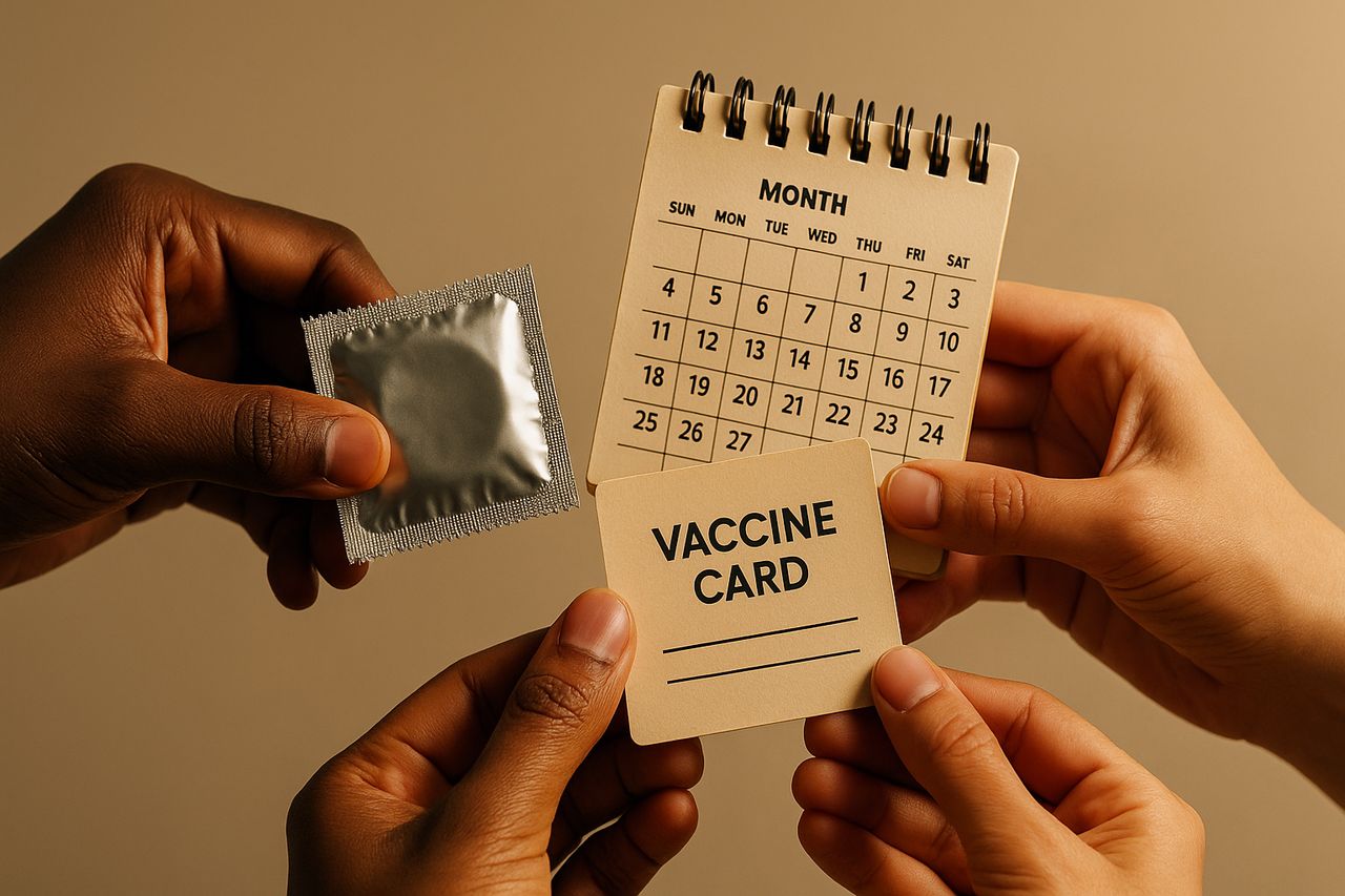 Safe sex and STI prevention guide, condoms, PrEP, vaccines